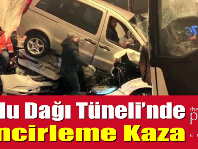 Bolu Dağı Tüneli'nde Zincirleme Kaza