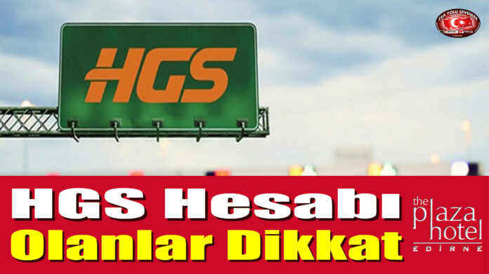 HGS Hesabı Olanlar Dikkat