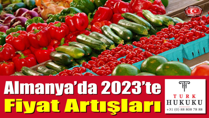 Almanya'da 2023'te Fiyat Artışları